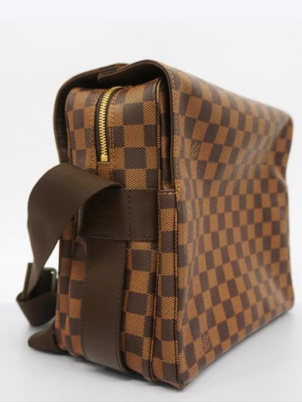 Louis Vuitton Shoulder Bag Damier Naviglio N45255 Ebene Men's